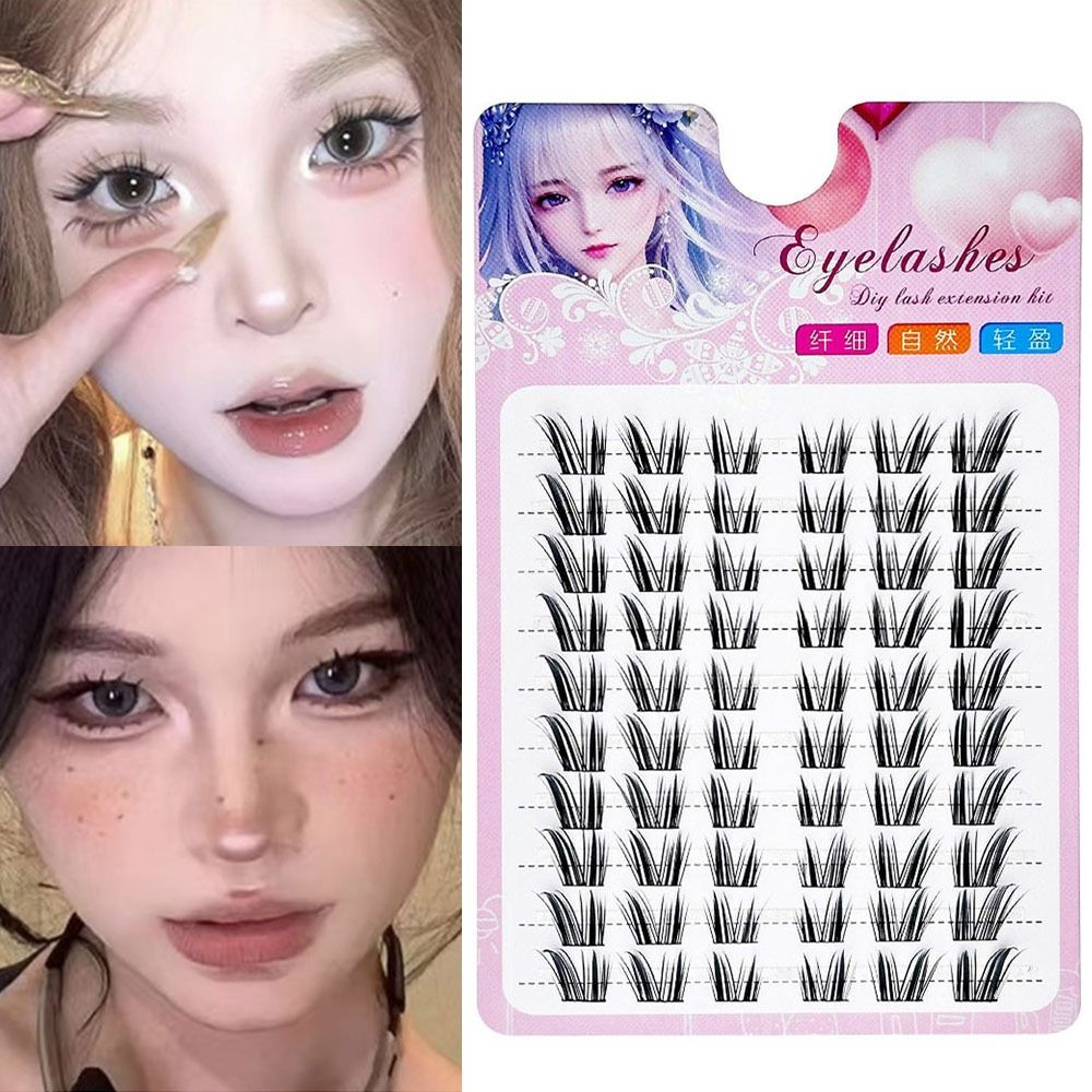 Eyelash Extension Wet Look - Herbruikbare Cat Eye Fairy Lash Clusters