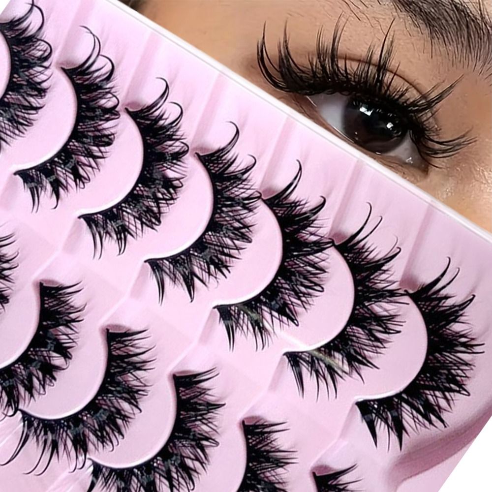 Eyelash Extension Wet Look - Wispy Wet Look Manga Wimperextensions Pluizige