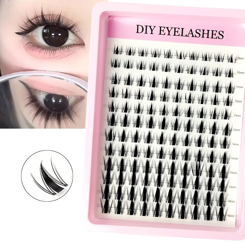 Eyelash Extension Wet Look - 120 stuks Fairy Wimperextensions 8-16mm Manga