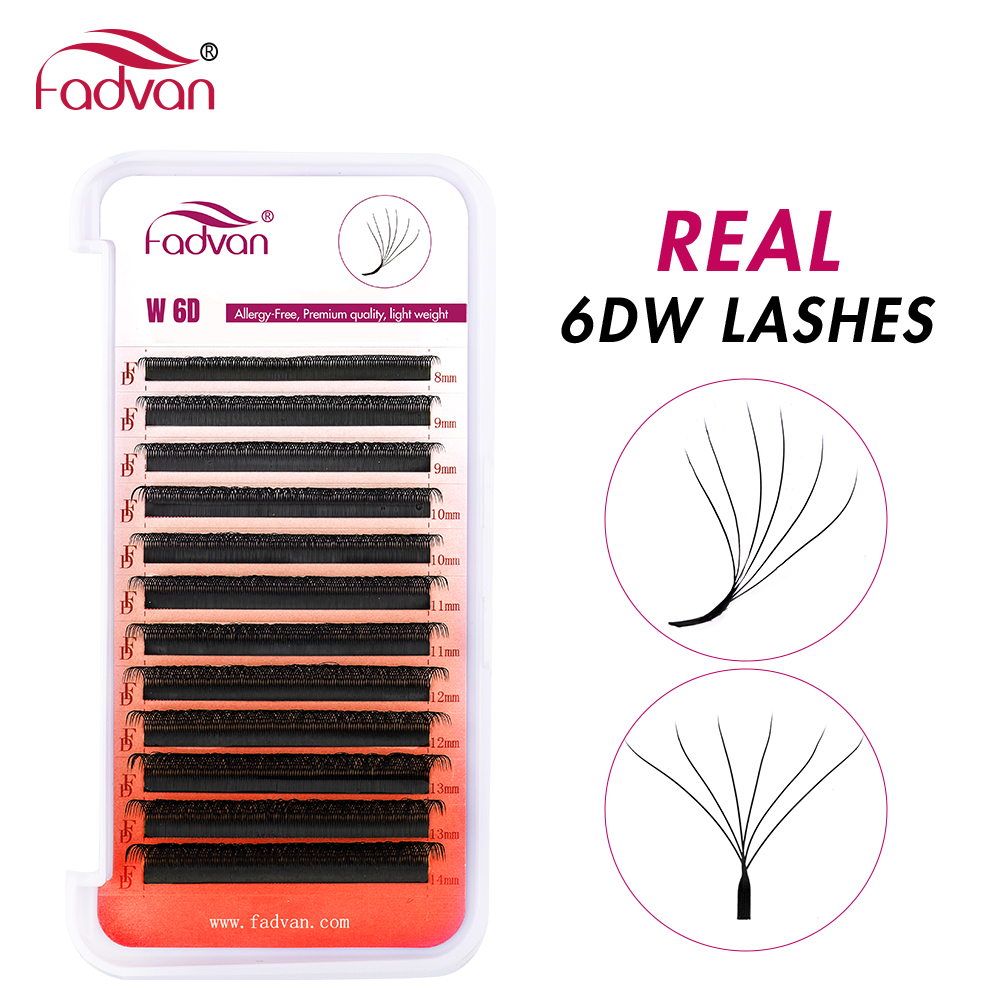 FADVAN Echte 6D W wimpers 0,07 - Eyelash Extension For Asian Eyes recensie en prijs