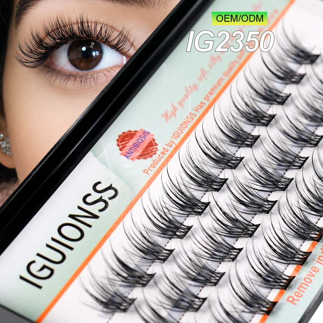 IGUIONSS OEM ODM Gesegmenteerd - Eyelash Extension For Asian Eyes recensie en prijs