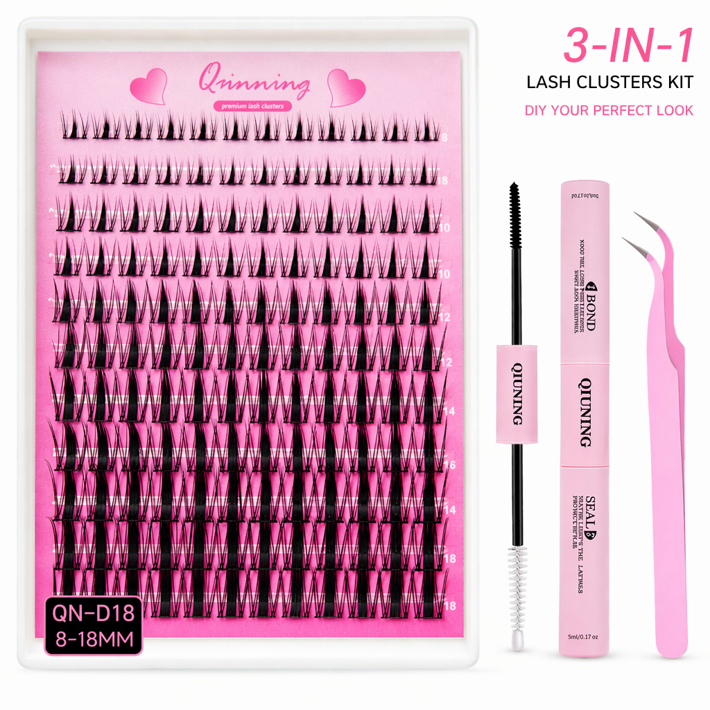 QIUNING Wimperclusters Manga W - Eyelash Extension Wet Look recensie en prijs