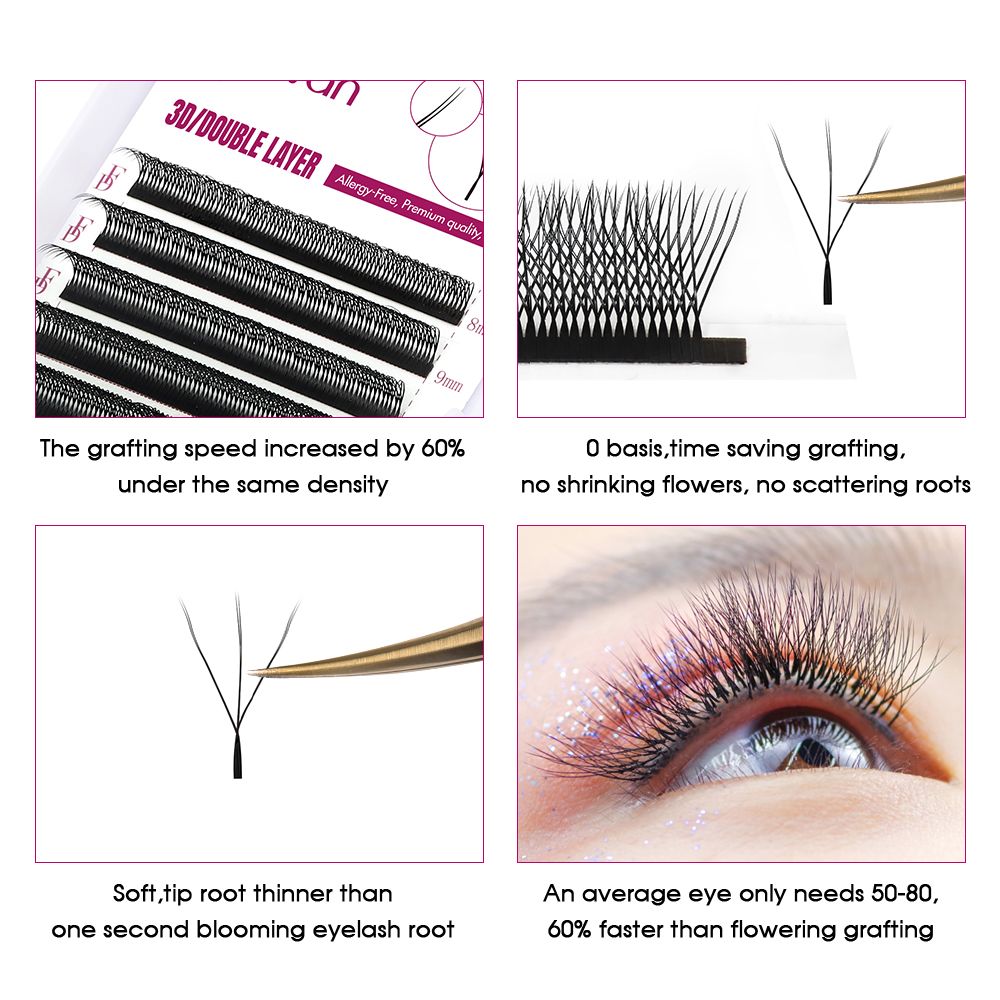 FADVAN 6D-W-vormige wimperverl - Eyelash Extension For Asian Eyes recensie en prijs