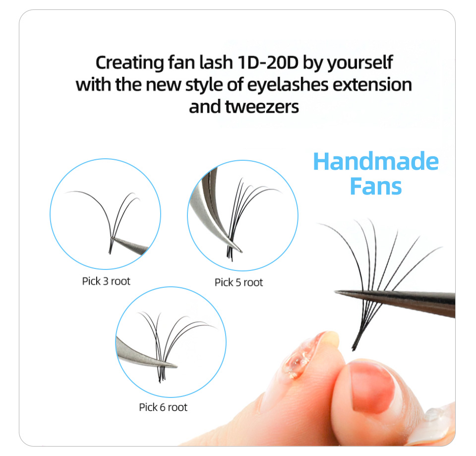 AGUUD 16 Rijen Lange 16-20mm W - Eyelash Extension For Asian Eyes recensie en prijs
