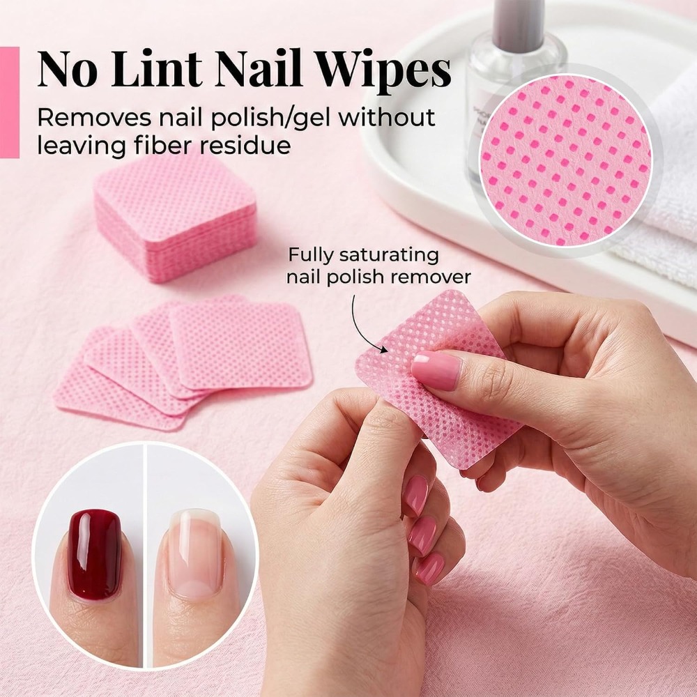 Pluisvrije nageldoekjes voor h - Eyelash Extension Gel Remover recensie en prijs